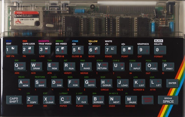 ZX SPECTRUM Replacement Case Smoke