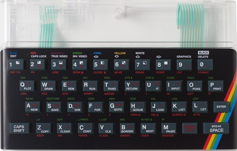 ZX SPECTRUM Replacement Case Clear