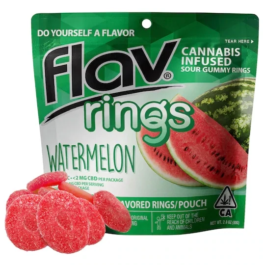 Flav Rings Gummy Watermelon 100MG