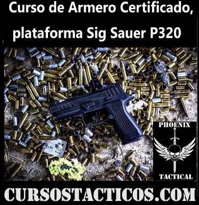 Curso de Armero Certificado, plataforma Sig Sauer P320 deposito 22 de febrero 2026