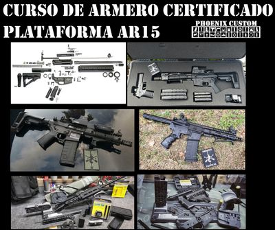 ​Curso de Armero Certificado, plataforma AR15,(10 de abril 2026) deposito