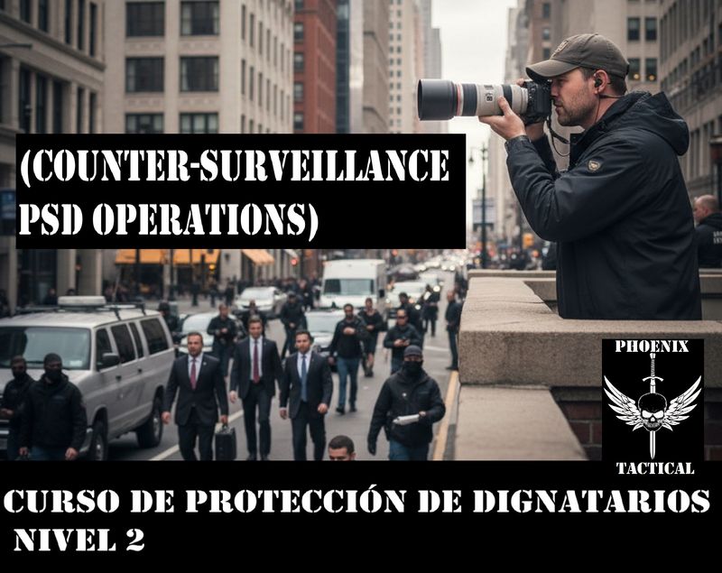 Curso de Protección De Dignatarios Nivel 2 (Counter-surveillance PSD operations)
