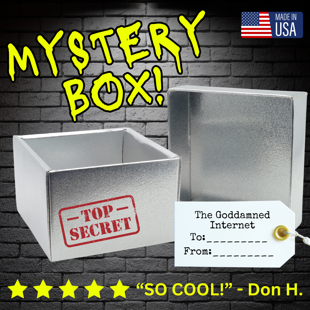 MYSTERY BOX! Size: Shmedium. It&#39;s Fun. And Free Shipping.