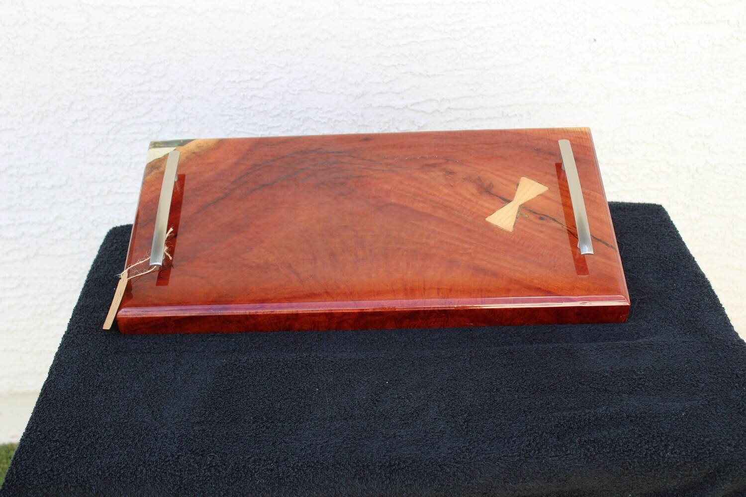 Clear epoxy and Eucalyptus Charcuterie Board