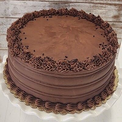 9&quot; Double Fudge Devils Food Cake (serves upto 24)