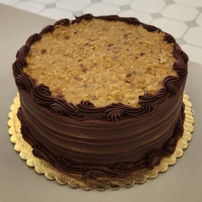 9&quot; German Chocolate Cake (serves upto 24)