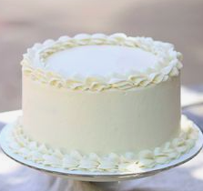 9&quot; Italian Cream Cake (serves upto 24)