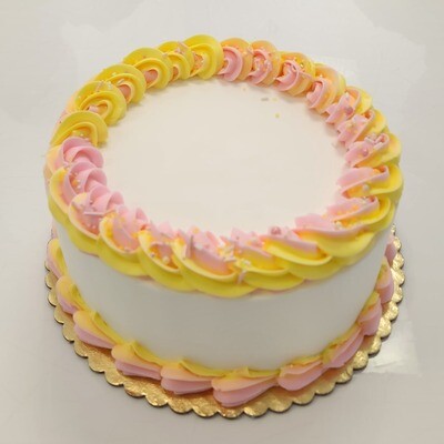 9&quot; Strawberry Lemonade Cake (serves upto 24)