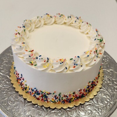 9&quot; Funfetti Birthday Cake (serves upto 24)