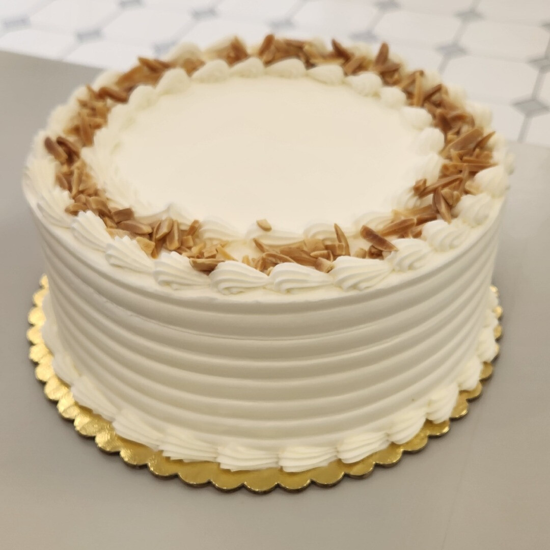 9&quot; Toasted Almond Cassata Cake (serves upto 24)