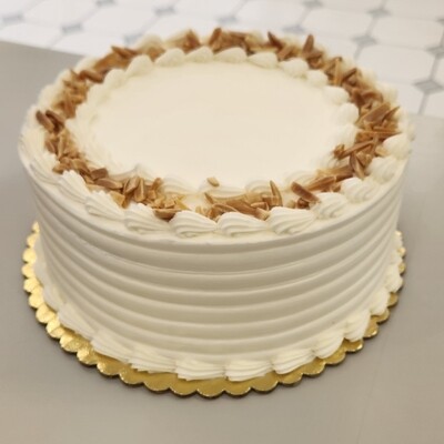 9&quot; Toasted Almond Cassata Cake (serves upto 24)