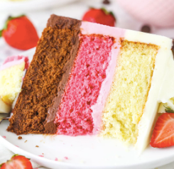 6&quot; Neapolitan Whole Cake (serves upto 8)