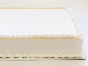 96 servings 1/2sheet Double Stacked Layer Cake (serves up to 96)