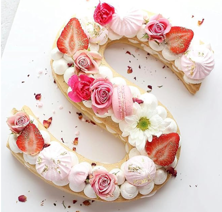 Letter Cakes (appx 12-20 servings)