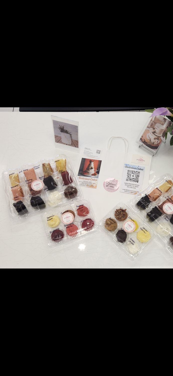 12 Flavor Cake Tasting Glam Party Box