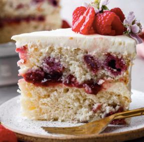 9" Raspberry Liq Cake (serves upto 15)