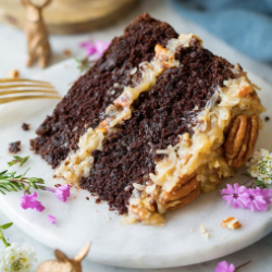 6" German Chocolate Whole Cake (serves upto 8)