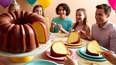 10" Gift Wrapped Bundt Whole Cakes (serves upto 18)