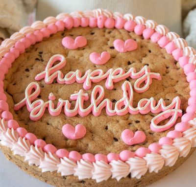 12" Cookie Cake with Personal Buttercream Message (Serves up to 25)