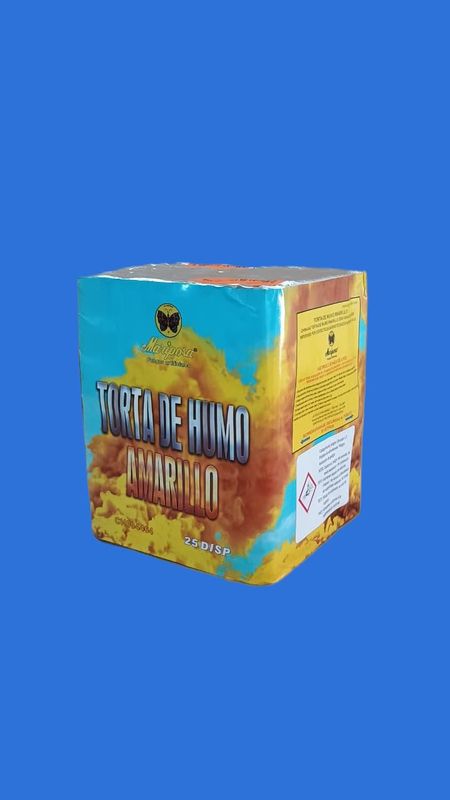 TORTA DE HUMO AMARILLO CON CRACKER