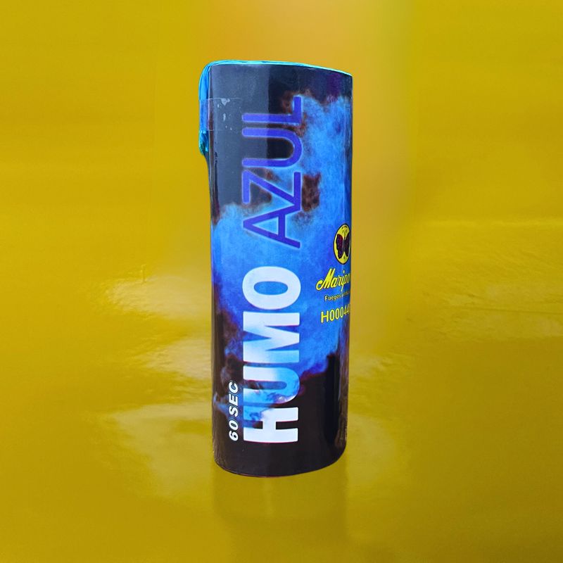 HUMO DE COLORES AZUL