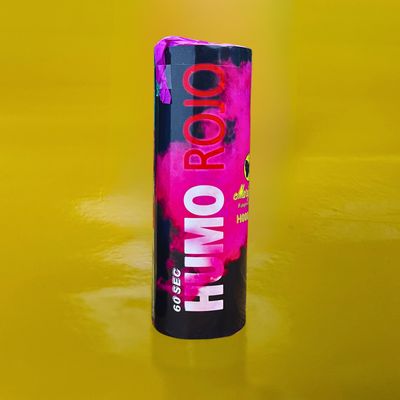 HUMO DE COLORES ROJO