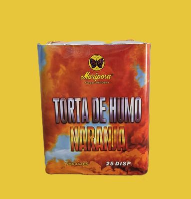 TORTA DE HUMO NARANJA CON MINAS CRACKER
