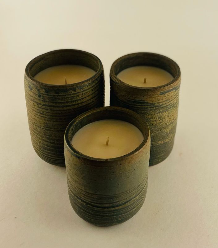 Ceramic Candle - Pipe Tobacco Cup