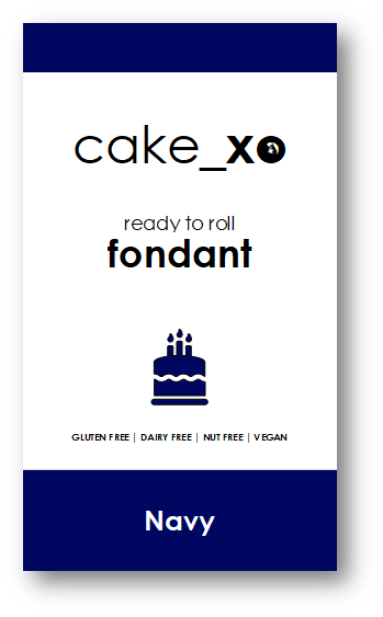 cake_xo 600g Fondant | NAVY