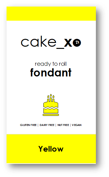 cake_xo 600g Fondant | YELLOW