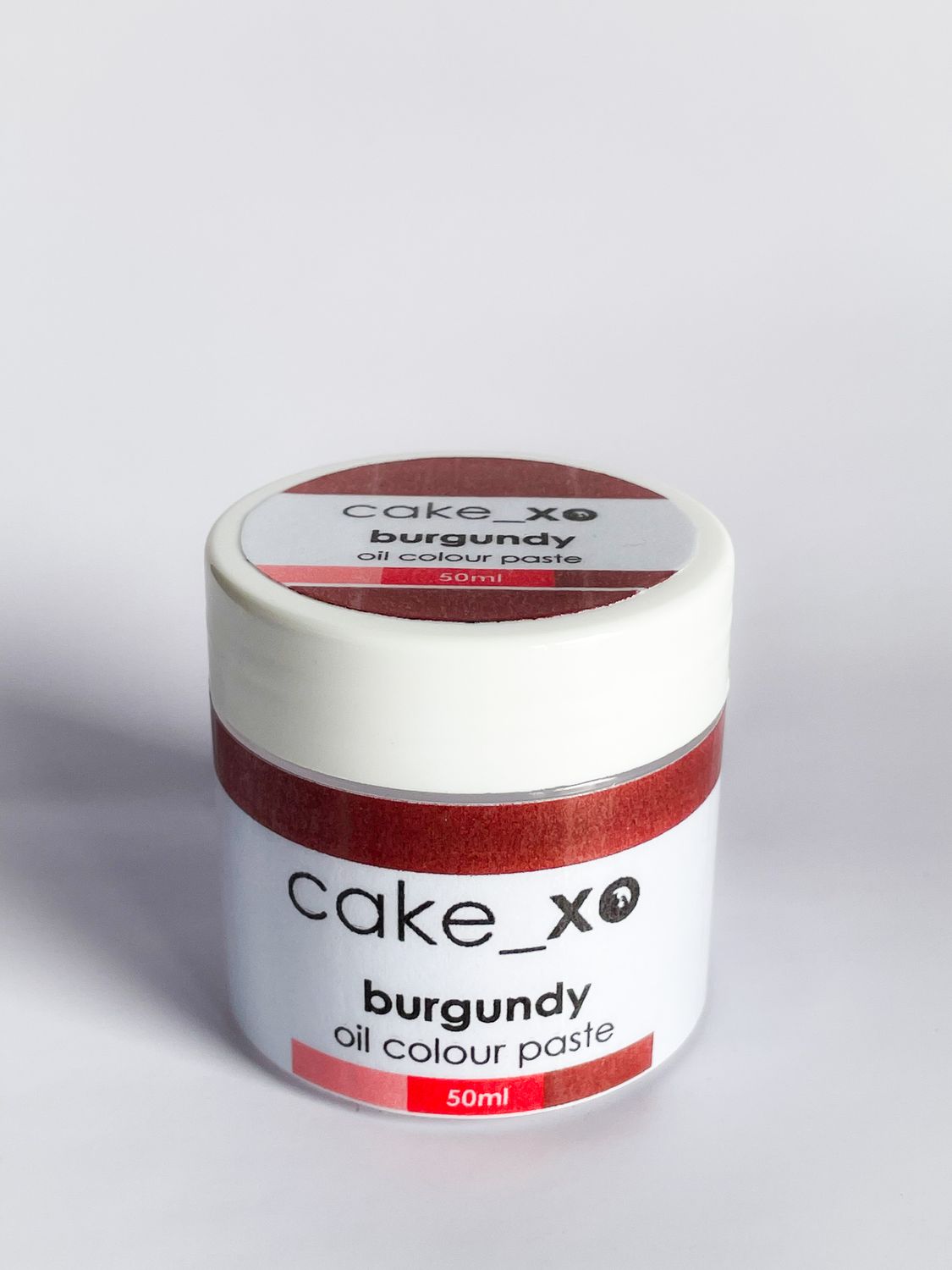 Cake_xo Oil colour paste | Burgundy 50ml