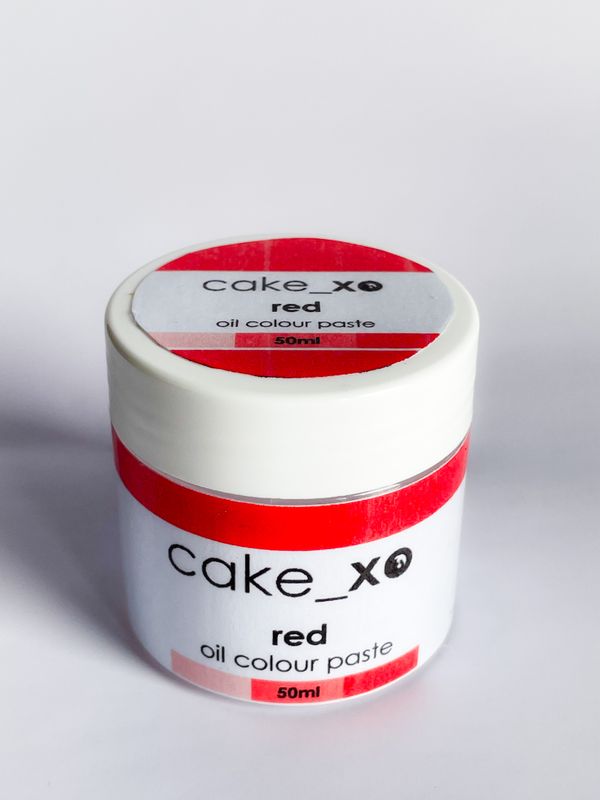 Cake_xo Oil colour paste | Red 50ml