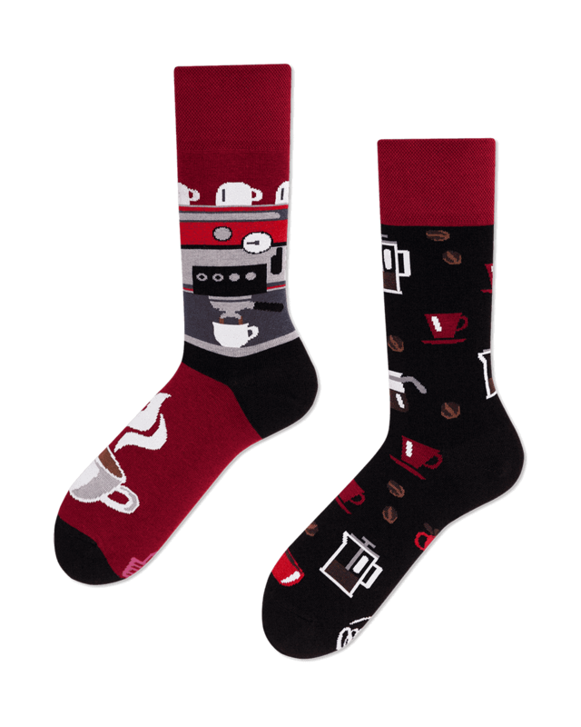 Dark Espresso Many Mornings Socks