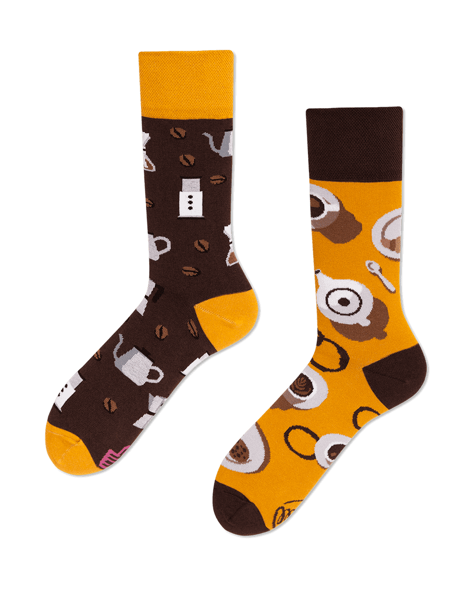Coffee Lover Many Mornings Socks
