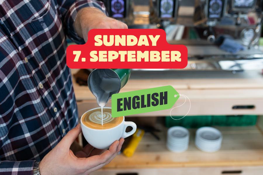 English Barista Course - Sunday. September 7, 13:00
