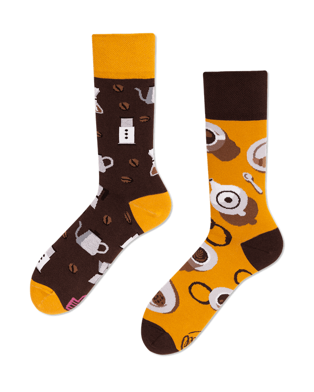 Coffee Lover Many Mornings Socks