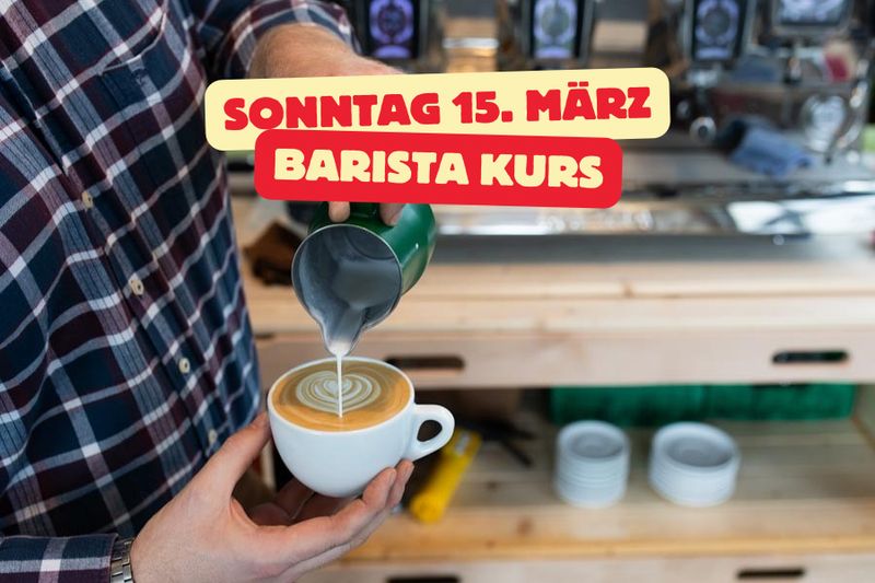 Barista Course - Sunday, March 15, 13:00-17:00
