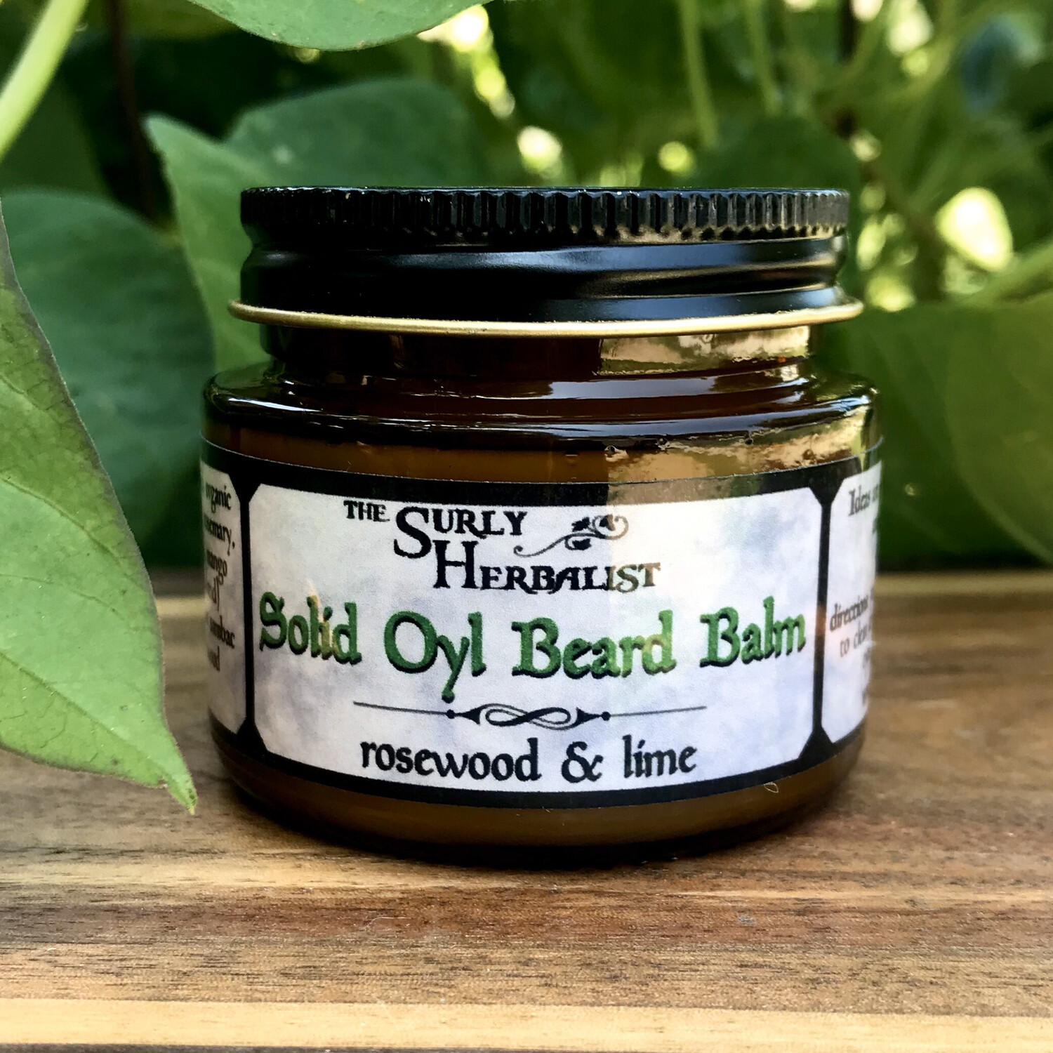 Solid Oyl Beard Balm - Rosewood & Lime