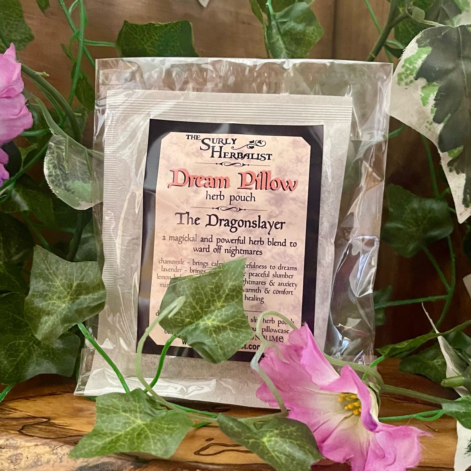 Replacement Herb Pouch for Dream Pillow - The Dragonslayer