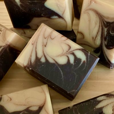 Double Butter Coconut Milk Soap - Leather &amp; Sandalwood