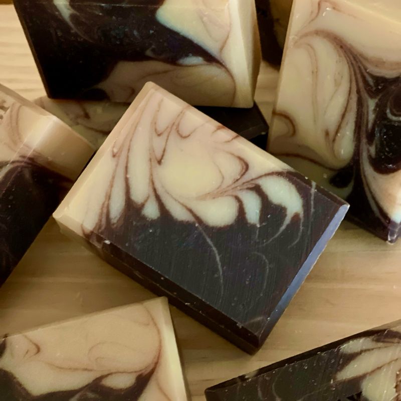 Double Butter Coconut Milk Soap - Leather &amp; Sandalwood