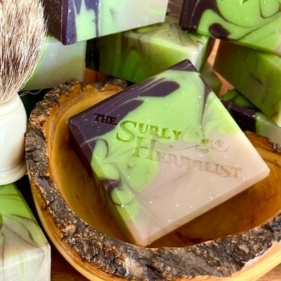 Shaving Soap/Beard Shampoo - Sandalwood, Sage, &amp; Lime