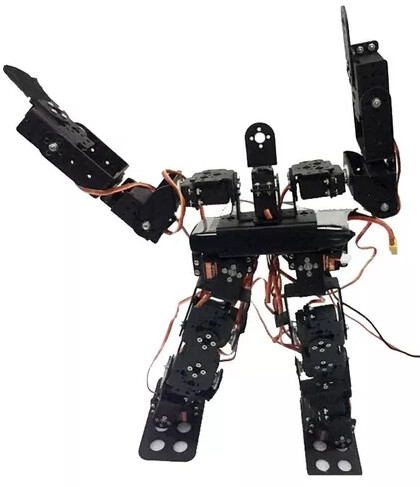 Kit 5 SZ DOIT 19DOF Metal Robot humanoide caminar/Robot bípedo modelo