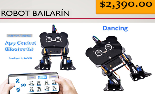 Kit 8 Robot Bailarín
