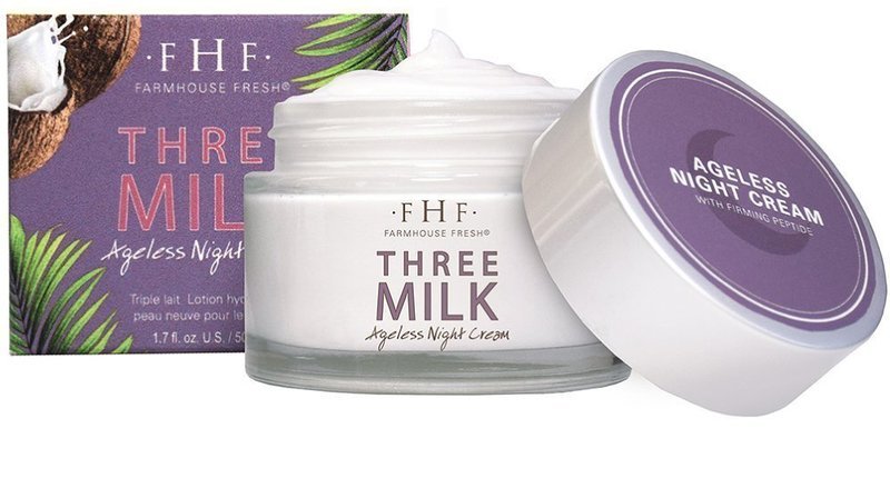 Three Milk Ageless Sleep Cream with Peptides