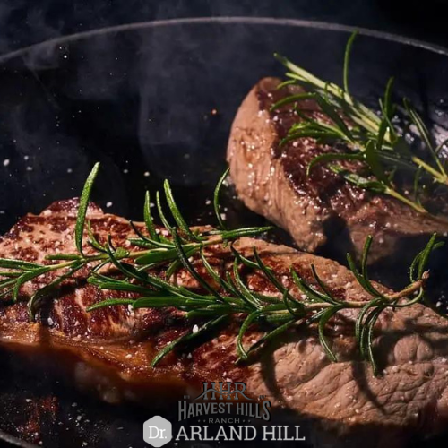 Beef Top Sirloin Steaks Petite small 2 Steaks Harvest Hills Ranch