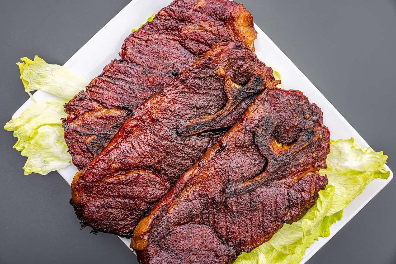 Beef Top Shoulder Bone In Two Steaks Harvest Hills Ranch