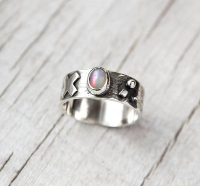 Anillo Pradera Ópalo