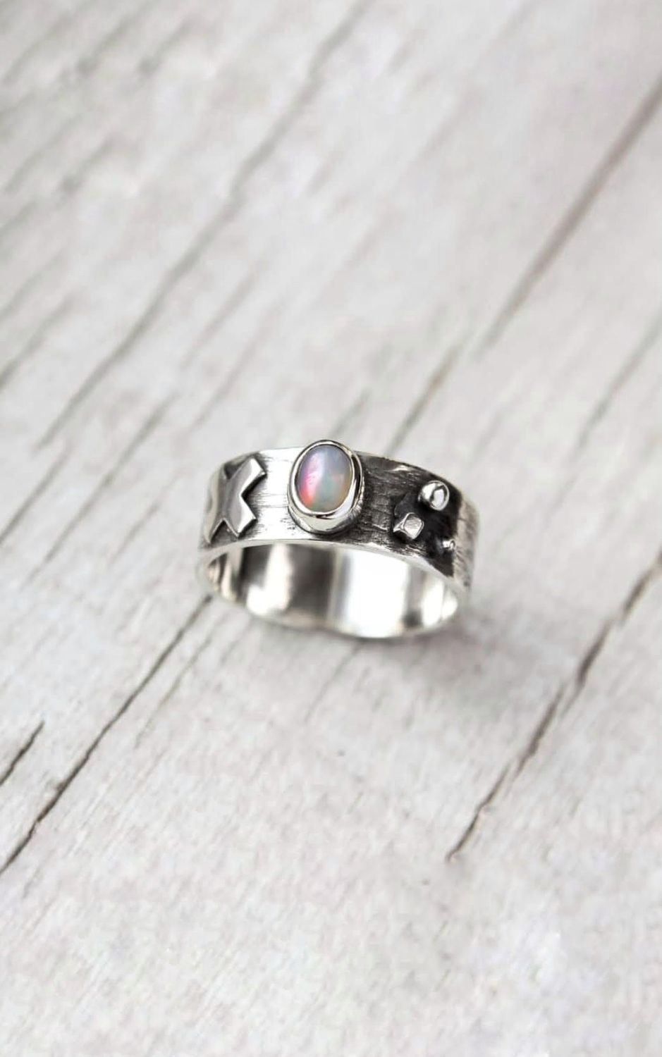 Anillo Pradera Ópalo