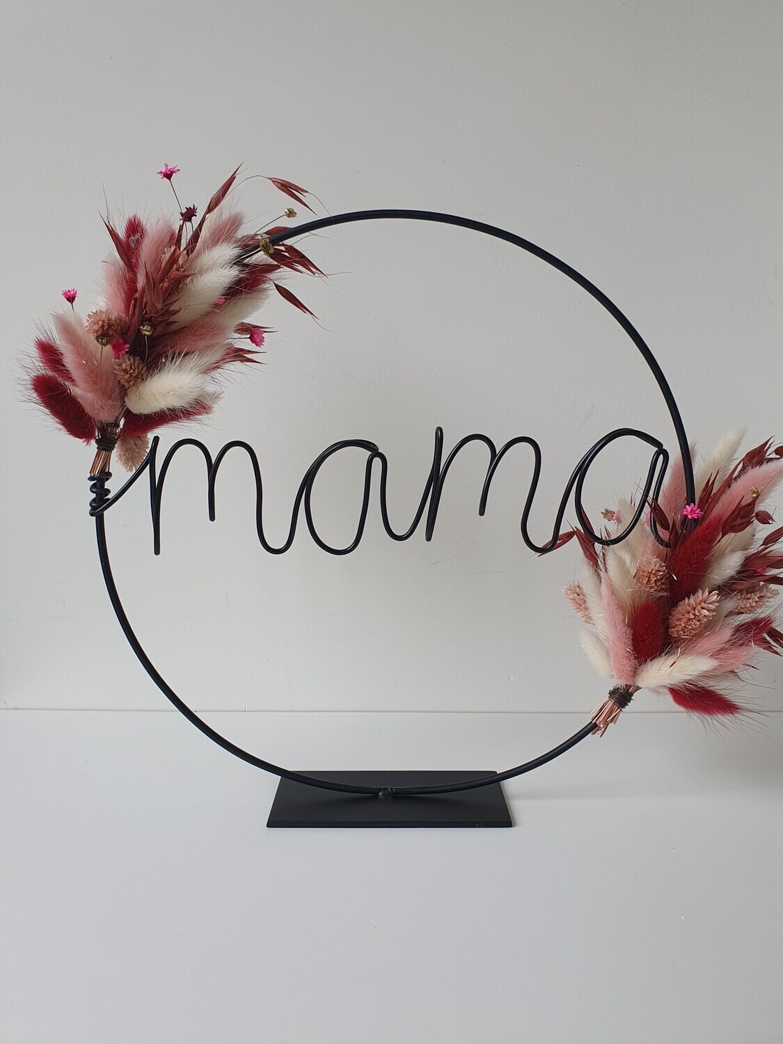 Flowerhoop draadnaam diameter 30 cm - zwart